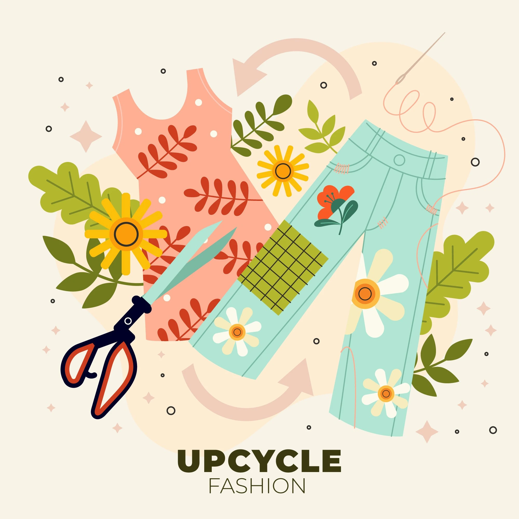 Image for how to upcycle clothing?